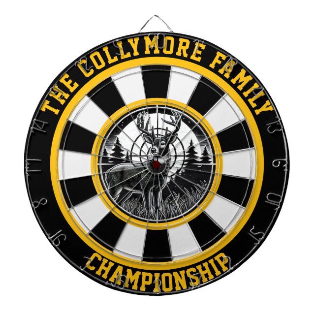 Hjort i fredliga Forest Bullseye Darttavla (Framsidan)