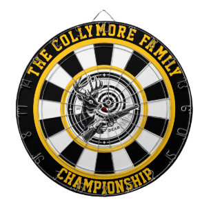 Hjort i fredliga skogskonst darttavla