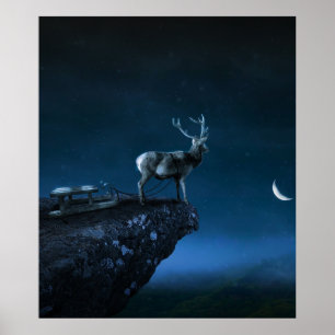 hjort i månljuset poster