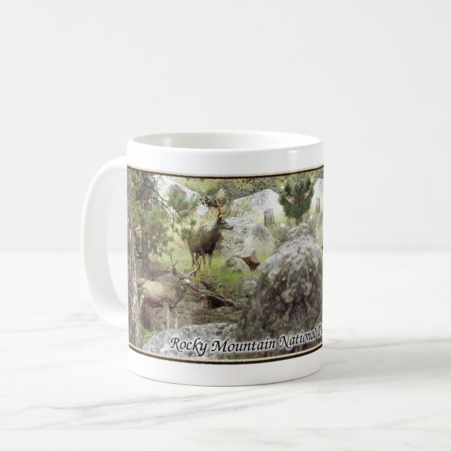 Hjort i Rocky Mountain nationalpark mugg (Framsida vänster)