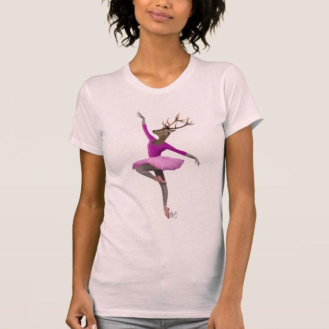 HJORT i ROSA Tee (Framsida)
