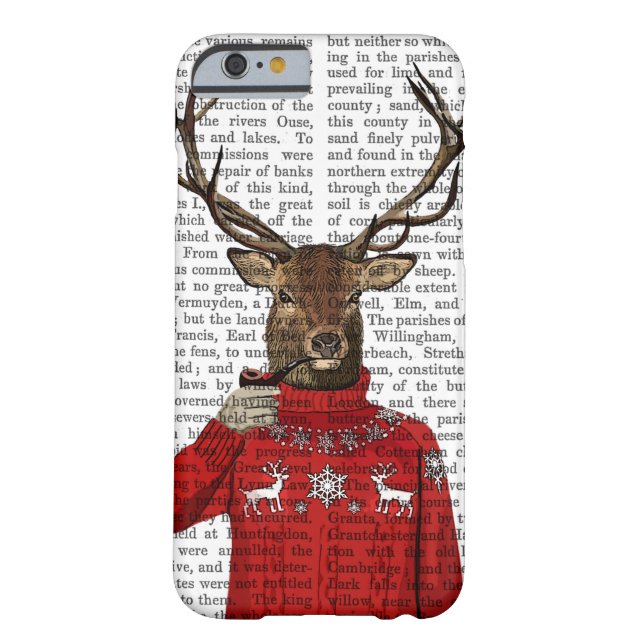 Hjort i Ski Sweater 2 Case-Mate iPhone Skal (Baksidan)