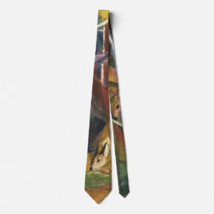 Hjort i skogen av Franz Marc, Vintage Fine Art Slips