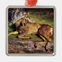 Hjort i skogen (av Rosa Bonheur)