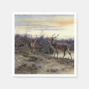 Hjort i skogen i Fontainebleau (Rosa Bonheur) Pappersservett