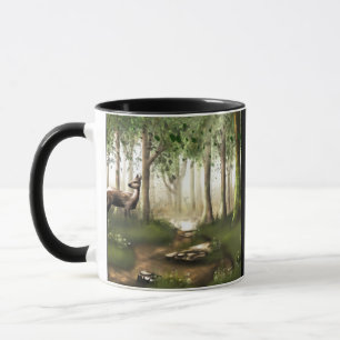 Hjort i Skogen Mugg