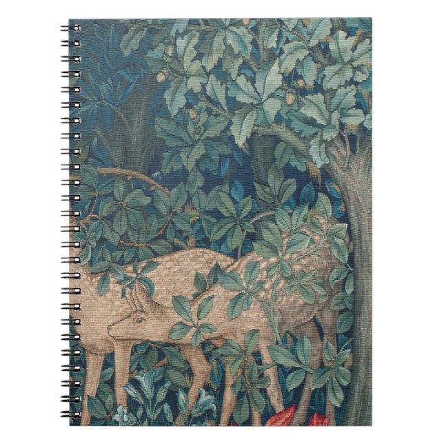 Hjort i skogen, William Morris Anteckningsbok (Framsidan)