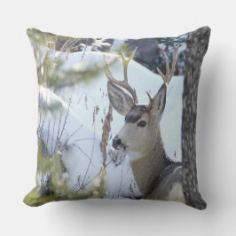 HJORT i SNÖ Kudde