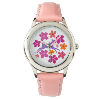 Hjort i Wildblomme eWatch Watch Watch Armbandsur