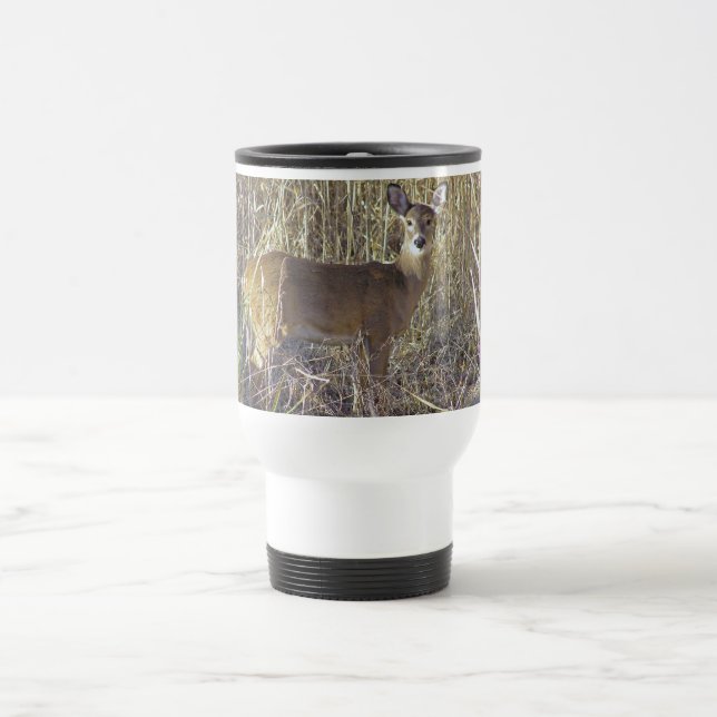 "HJORT IN SKOGEN" STAINLESS STEEL COMMUTER MUGG (Center)