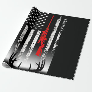 Hjort-jakt på amerikansk Flagga Presentpapper
