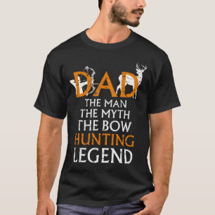 Hjort Jaktgåva till Coolan Pappa Bow Hunting T Shirt