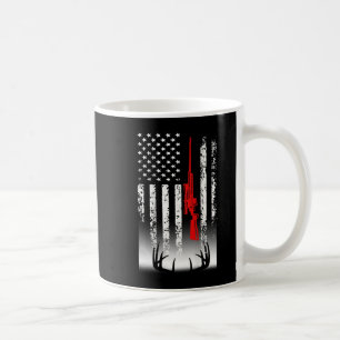 Hjort jaktjägare kaffemugg