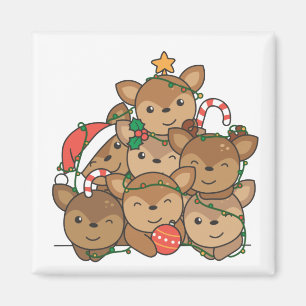 Hjort Julgran Ljuskjulmagnet Magnet