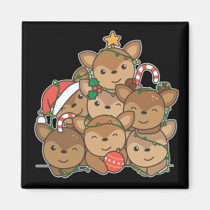 Hjort Julgran Ljuskjulmagnet Magnet