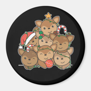 Hjort Julgran Ljuskjulmagnet Magnet