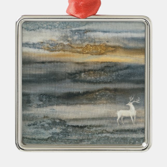 Hjort Julgransprydnad Metall (Framsidan)