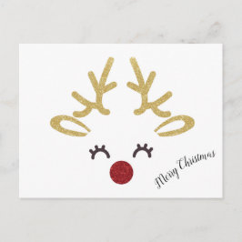 Hjort julkort vykort