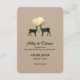 Hjort Kärlek Woodland Hjort Spara datum Spara Datumet