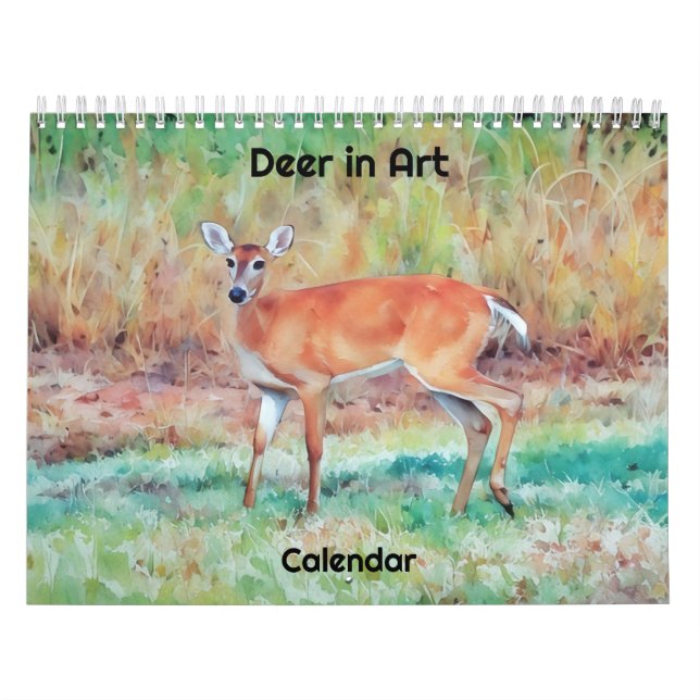 Hjort Konstkalender Kalender (Omslag)
