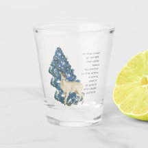 Hjort Lämna fotavtryck i Snö