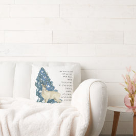 Hjort Lämna fotavtryck i Snö Kudde