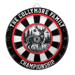 Hjort med Antlers i Bullseye Darttavla