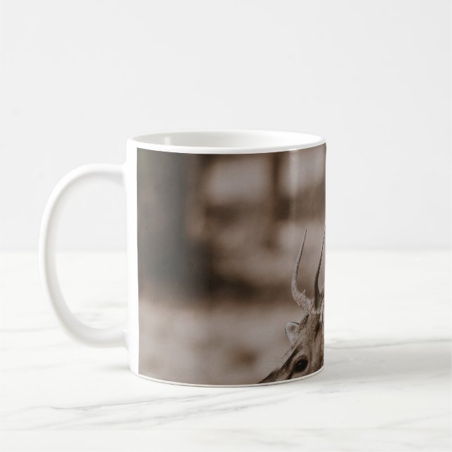HJORT MED ANTLERS KAFFEMUGG (Vänster)