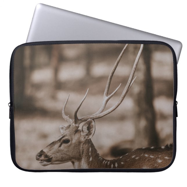 HJORT MED ANTLERS LAPTOP FODRAL (Framsidan)