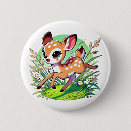 Hjort med fungerande prickar knapp