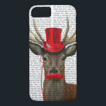 Hjort med Red Top hat och Mustache<br><div class="desc">Husdjur</div>