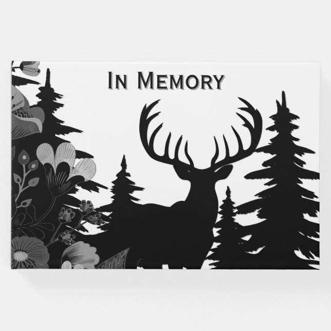 Hjort med stort RAS-minne ur skogen Gästböcker (Framsida)