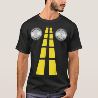Hjort med vägmarkeringar Par-kostym T Shirt
