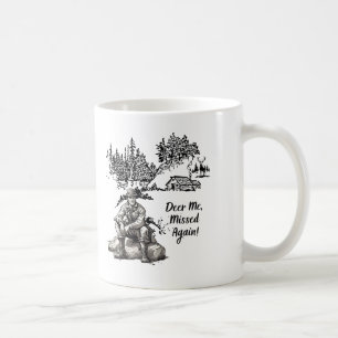 Hjort mig, missade igen! kaffemugg