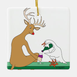 Hjort och Goose Ornament