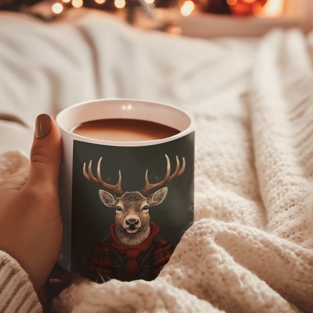 Hjort och Grönt för den sterila jordbruksanläggnin Kaffemugg (Skapare uppladdad)