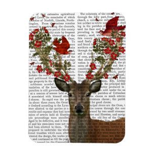 Hjort och Love birds 2 Magnet