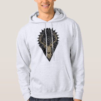 Hjort och Mandala Hoodie