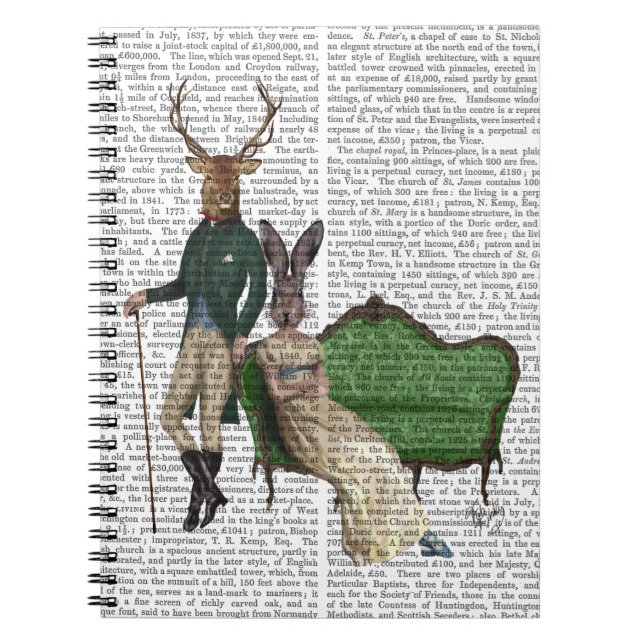 Hjort och Rabbit Anteckningsbok (Framsidan)