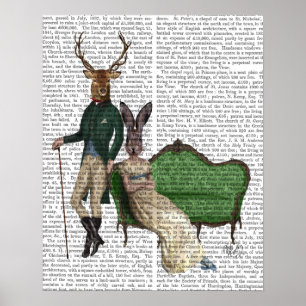 Hjort och Rabbit Poster