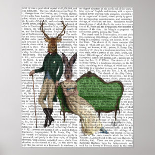 Hjort och Rabbit Poster