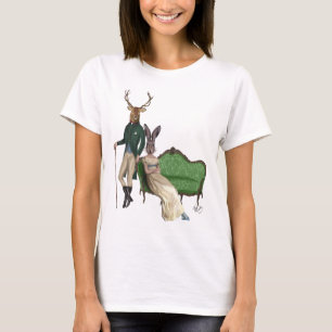 Hjort och Rabbit T Shirt