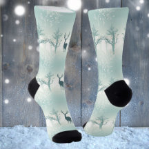 Hjort och Träd Mönster