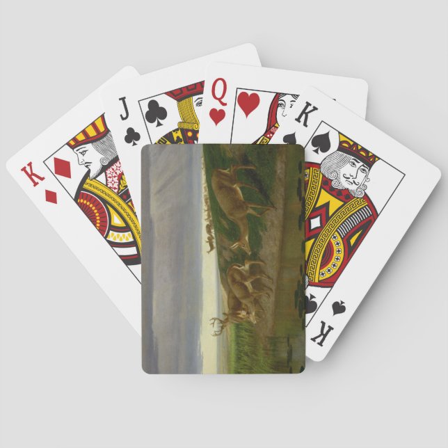 Hjort om Prairie (av William Holbrook Beard) Casinokort (Baksidan)