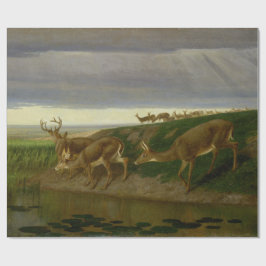 Hjort om Prairie (av William Holbrook Beard) Presentpapper
