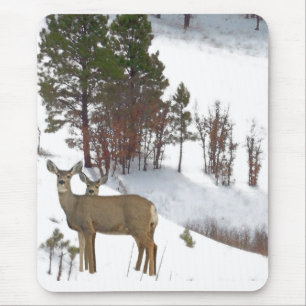 Hjort på berg Mousepad Musmatta