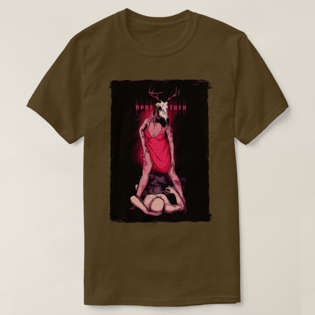 Hjort pappa 13 Din tur T Shirt (Design framsida)
