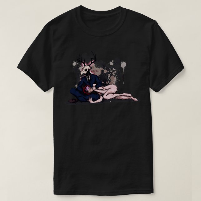 Hjort pappa Shh T Shirt (Design framsida)