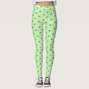 Hjort par och Daisy Heart Leggings