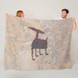 Hjort Petroglyph Rinconada Canyon NM Fleecefilt